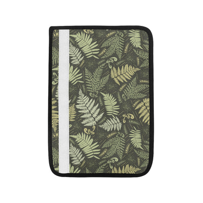 Fern Leave Green Print Pattern Car Seat Belt Cover