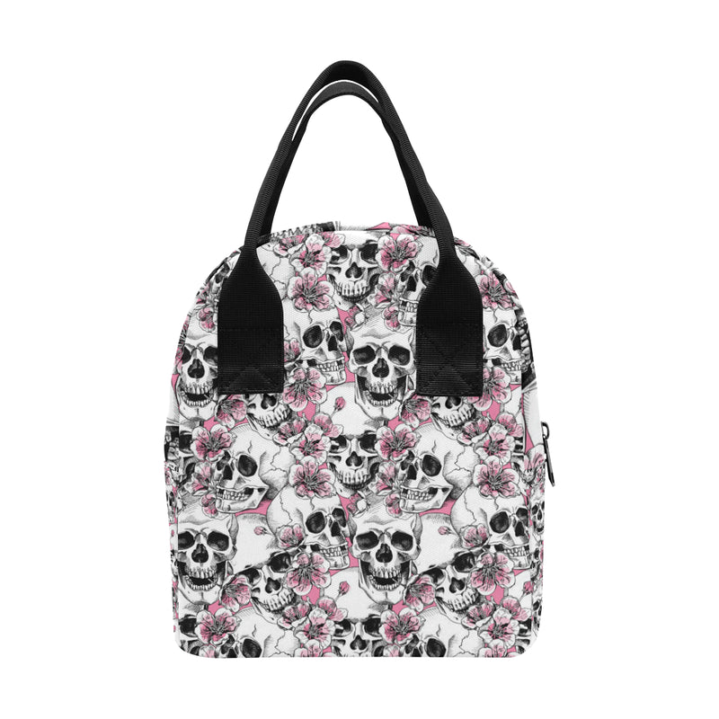 Cherry Blossom Pattern Print Design CB03 Insulated Lunch Bag