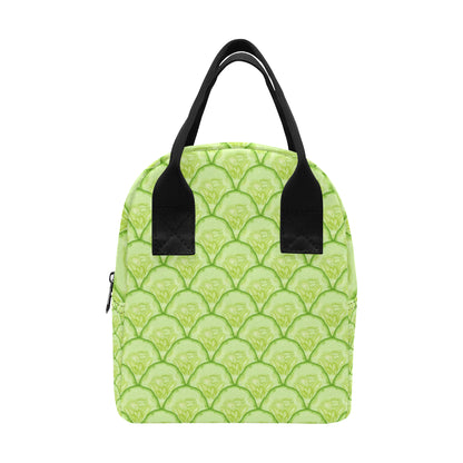 Cucumber Pattern Print Design CC04 Insulated Lunch Bag