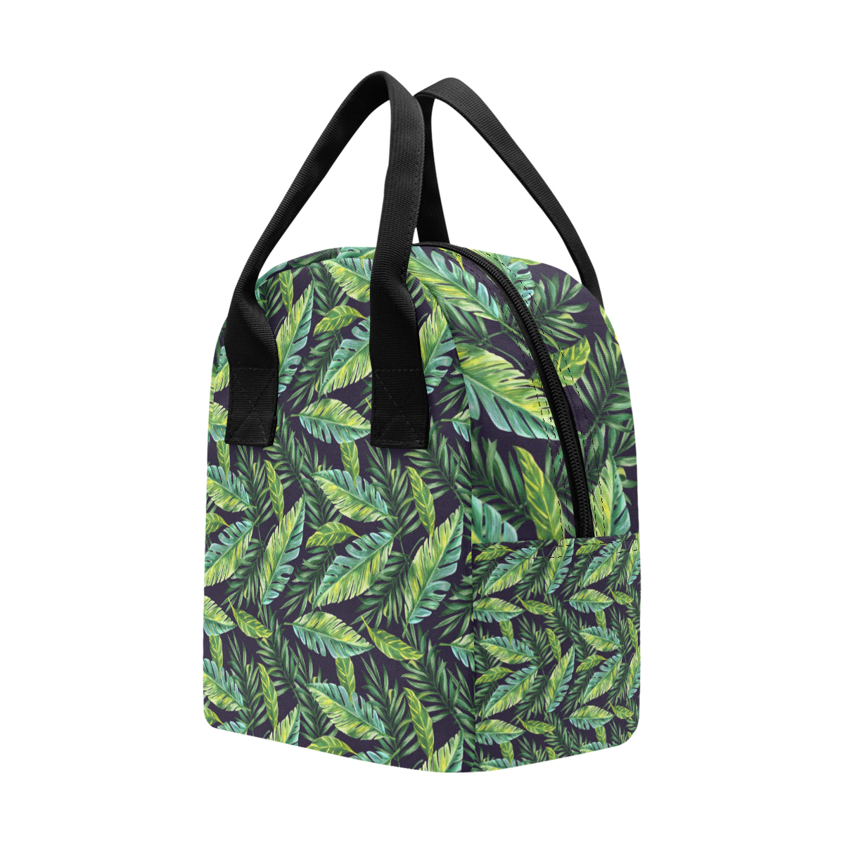 Tropical Flower Pattern Print Design TF06 Insulated Lunch Bag