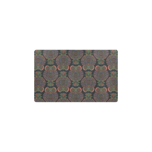 Owl Pattern Print Design A05 Kitchen Mat
