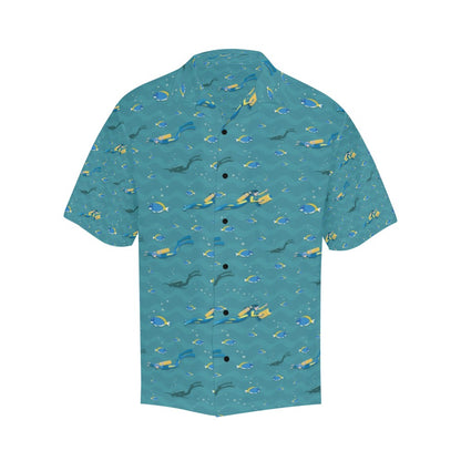 Scuba Driving Pattern Print Design LKS306 Men's Hawaiian Shirt