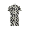 Fern Leave Print Pattern Men's Romper