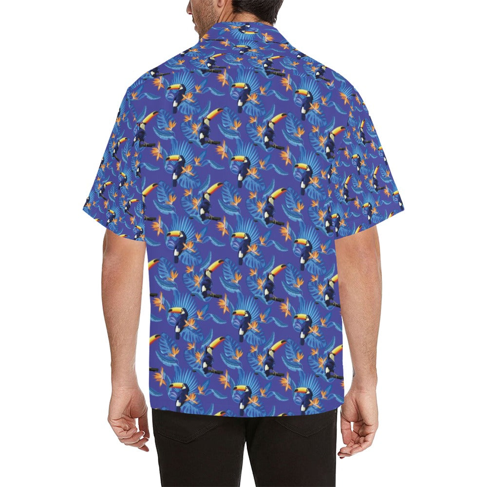 Toucan Print Design LKS306 Men's Hawaiian Shirt