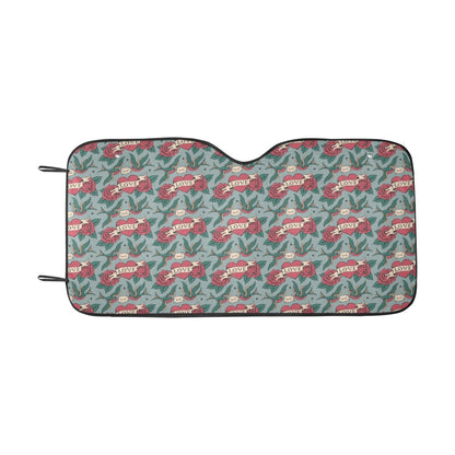 Tattoo Heart Print Design LKS301 Car front Windshield Sun Shade