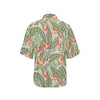 Bird Of Paradise Pattern Print Design BOP08 Women's Hawaiian Shirt