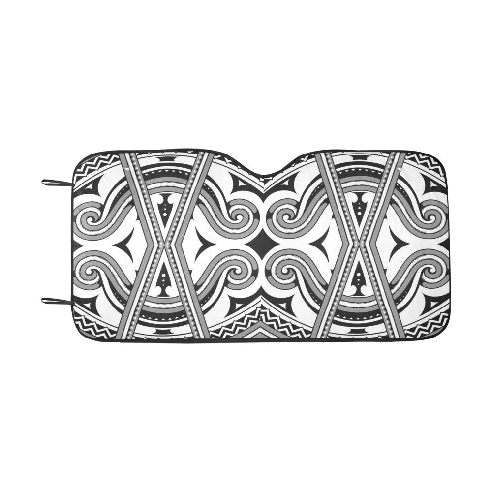 Samoan Pattern Print Design LKS302 Car front Windshield Sun Shade