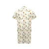 Bird Watercolor Design Pattern Men's Romper