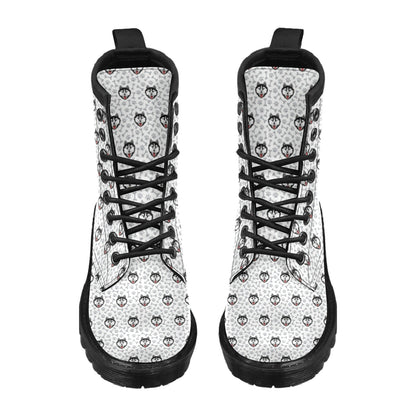 Siberian Huskies Print Design LKS305 Women's Boots