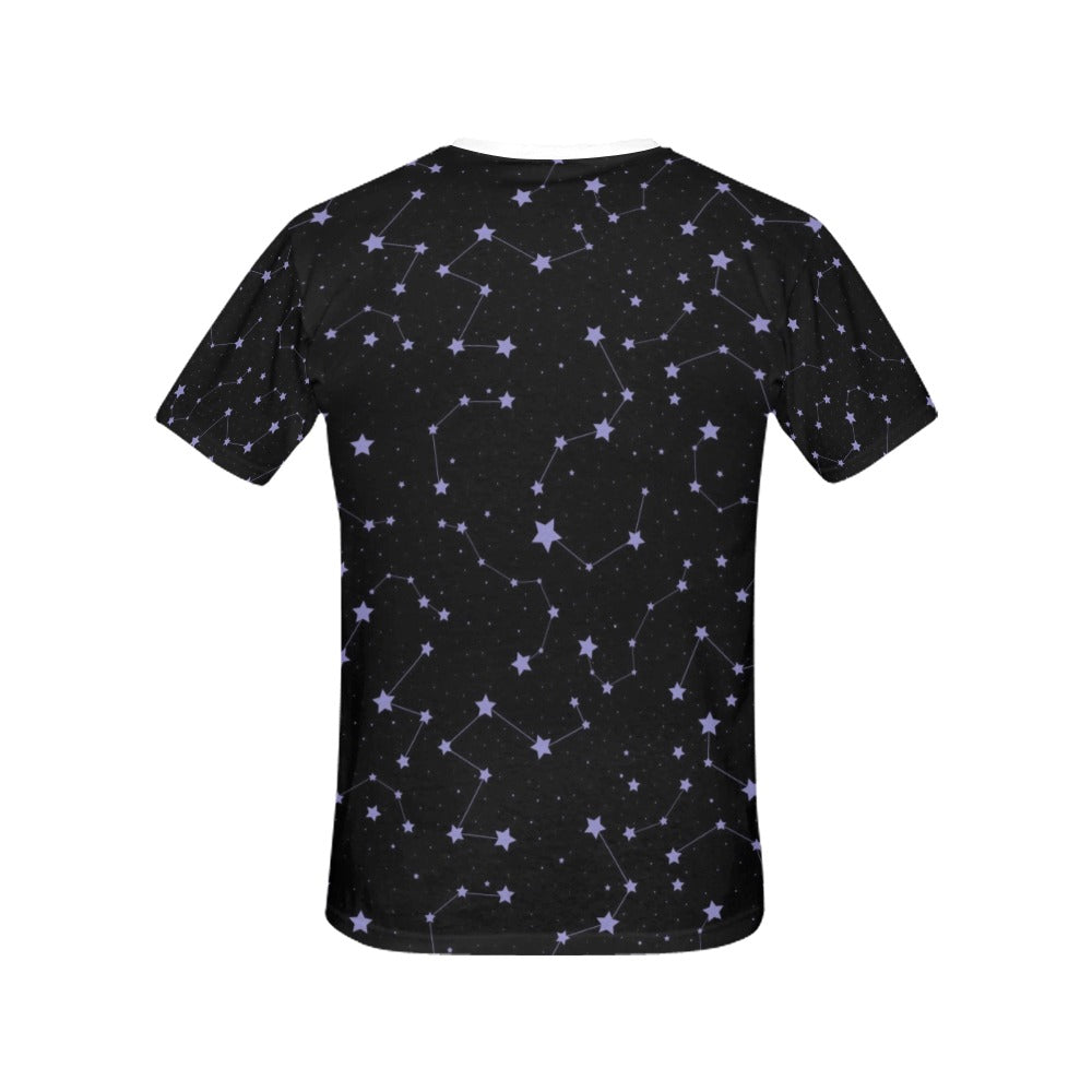 Star Print Design LKS303 Women's  T-shirt