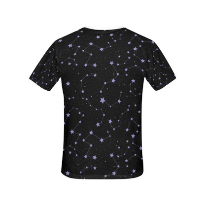 Star Print Design LKS303 Women's  T-shirt