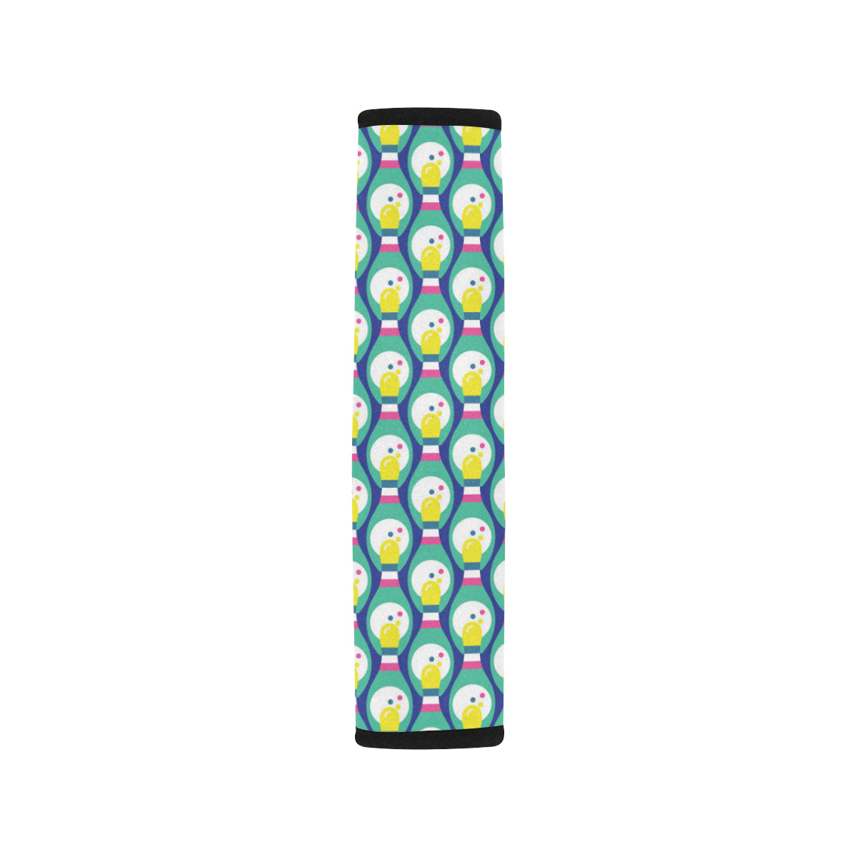 Bowling Pattern Print Design 04 Car Seat Belt Cover