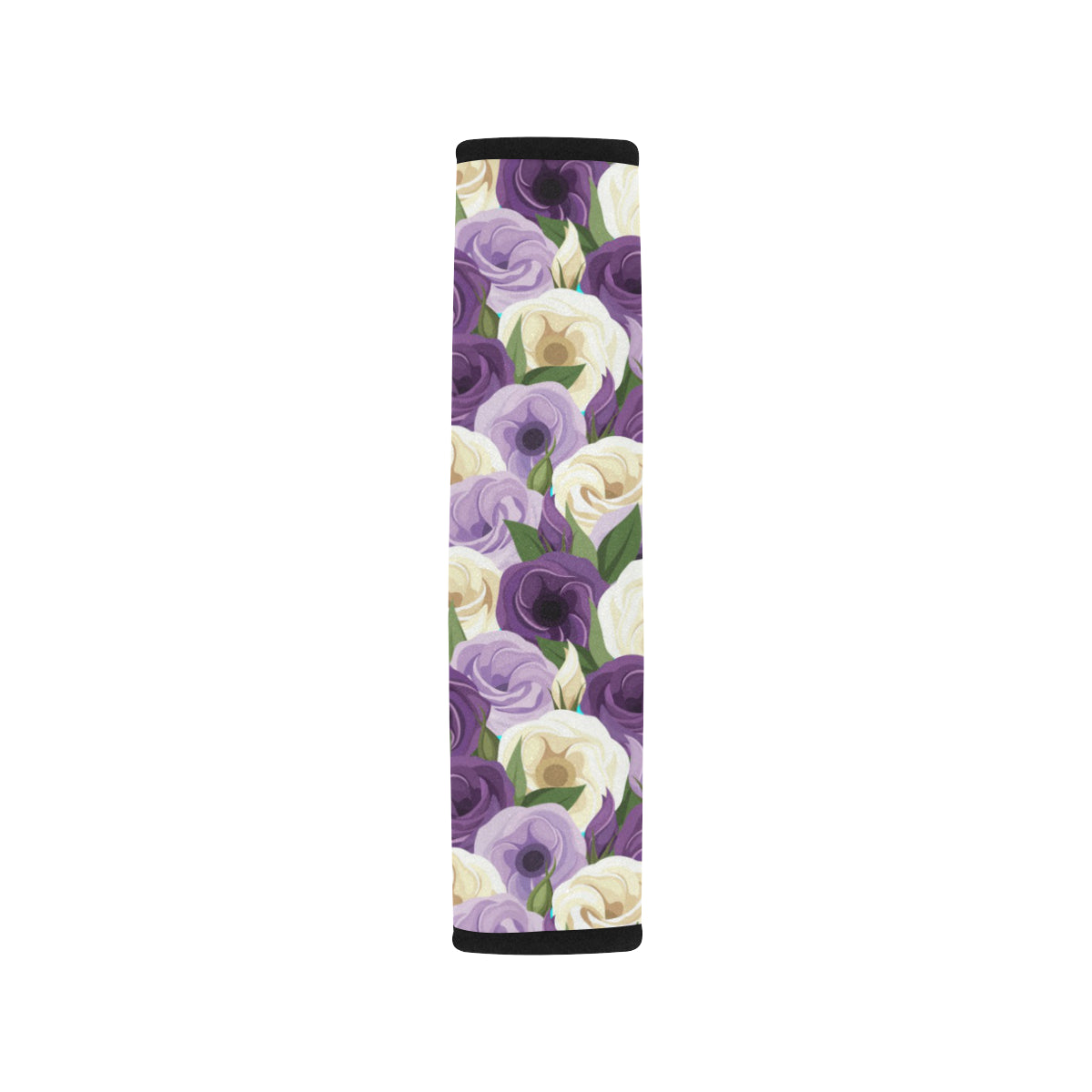Lisianthus Pattern Print Design LT01 Car Seat Belt Cover