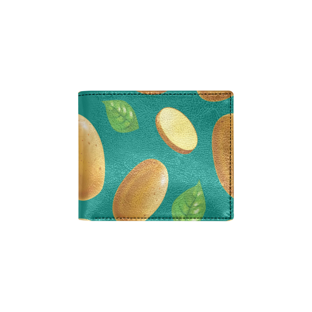 Potato Pattern Print Design A04 Men's ID Card Wallet