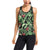 Bird Of Paradise Pattern Print Design BOP05 Women's Racerback Tank Top