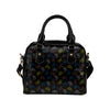 Bicycle Pattern Print Design 03 Shoulder Handbag