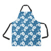 Hibiscus Pattern Print Design HB03 Apron with Pocket