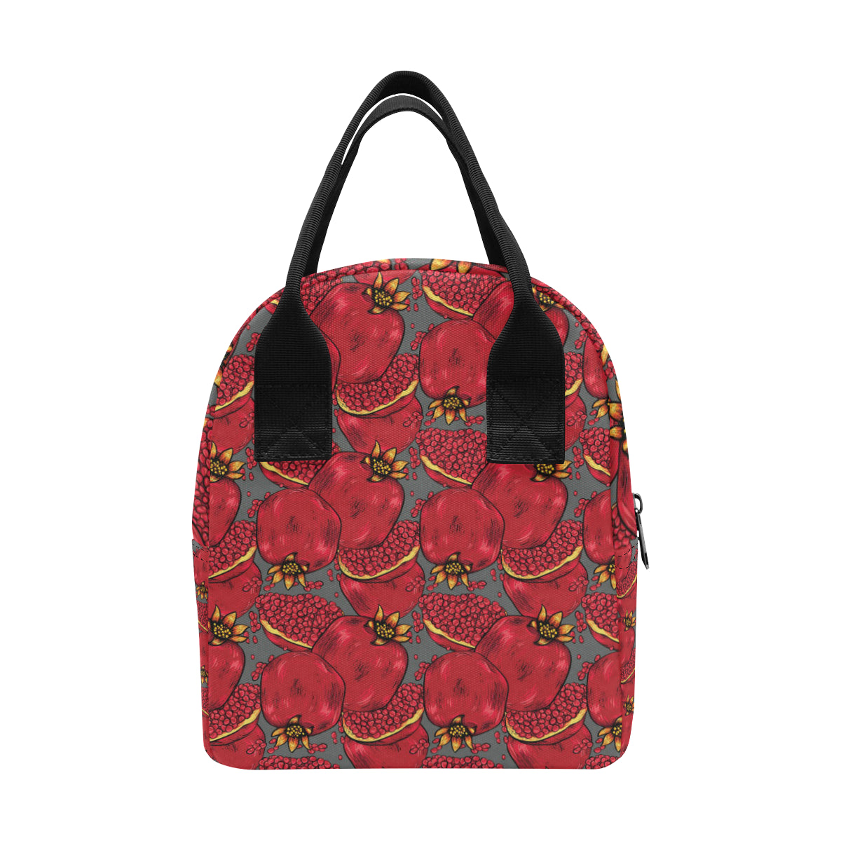 Pomegranate Pattern Print Design PG05 Insulated Lunch Bag