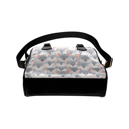 Rat Baby Pattern Print Design 02 Shoulder Handbag