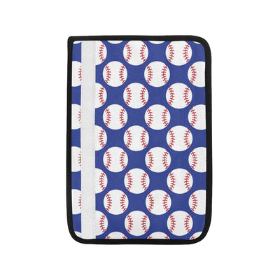 Baseball Blue Background Car Seat Belt Cover