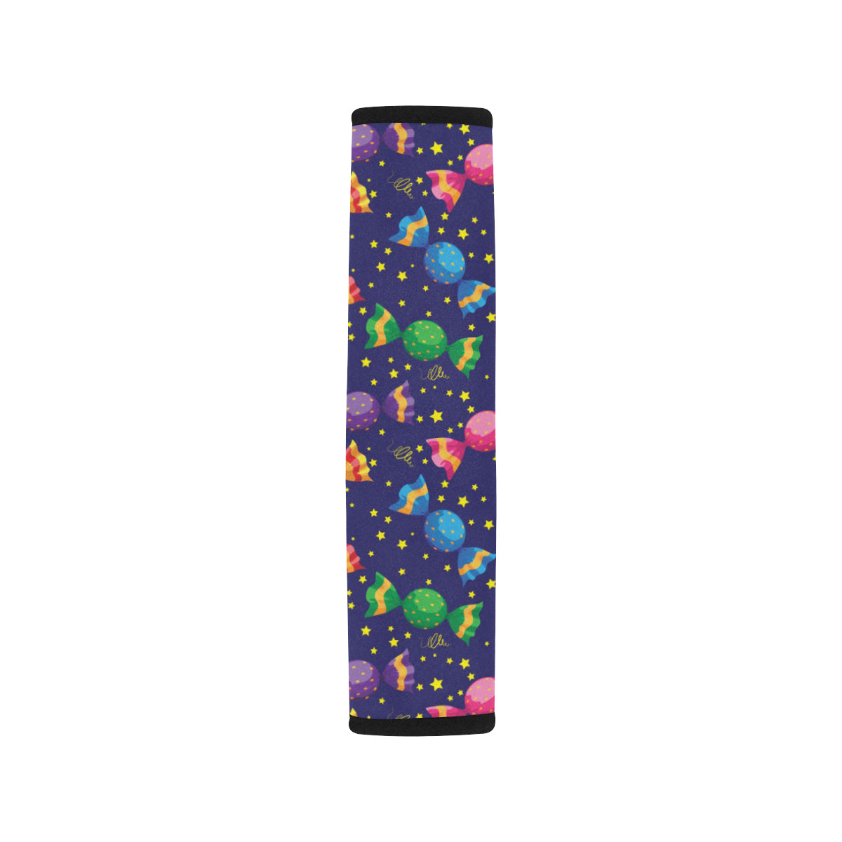 Candy Pattern Print Design CA06 Car Seat Belt Cover