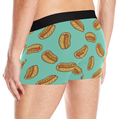Hot Dog Pattern Print Design 04 Men's Boxer Briefs