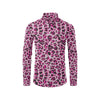 Leopard Pattern Print Design 02 Men's Long Sleeve Shirt