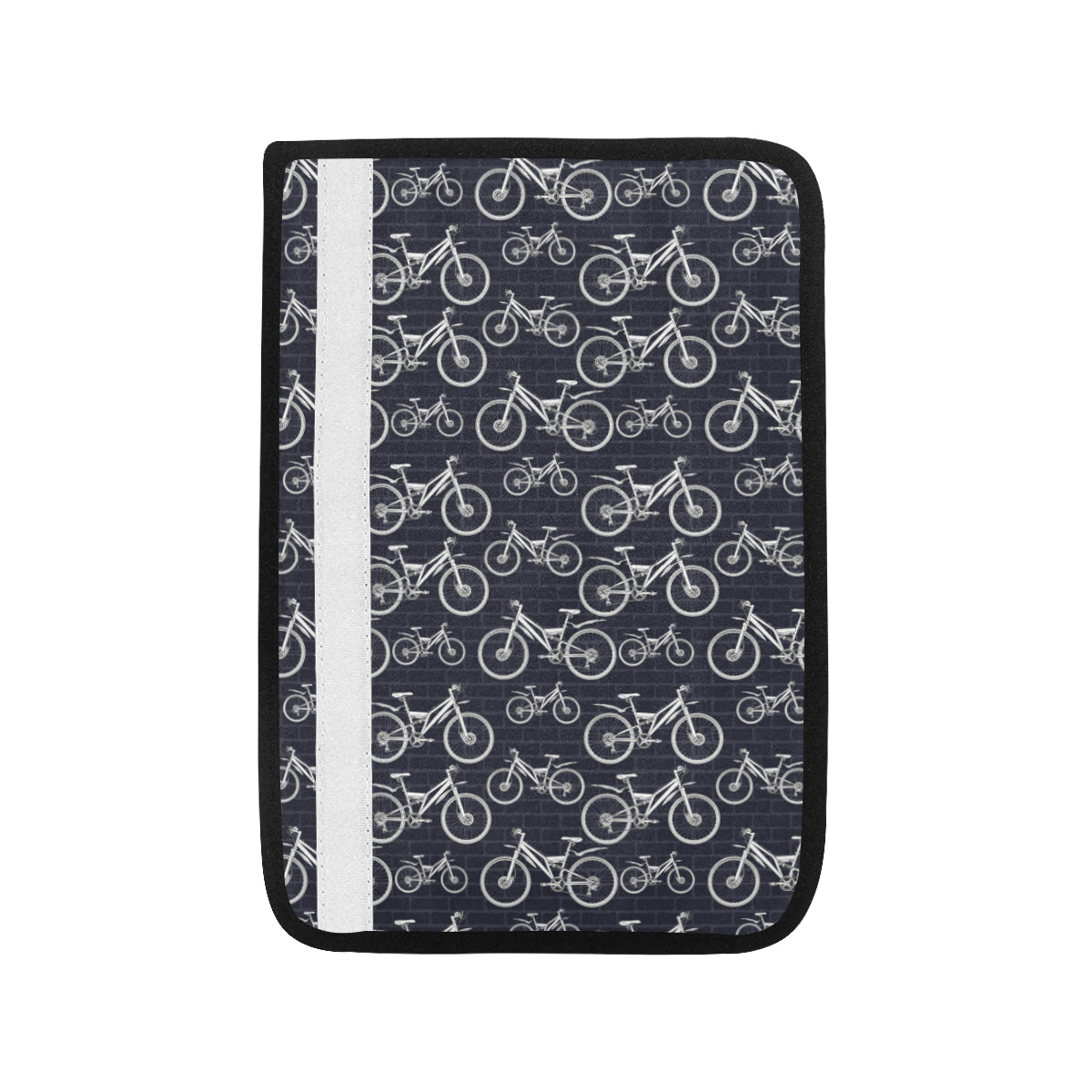 Mountain bike Pattern Print Design 02 Car Seat Belt Cover
