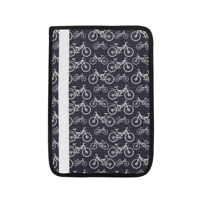 Mountain bike Pattern Print Design 02 Car Seat Belt Cover