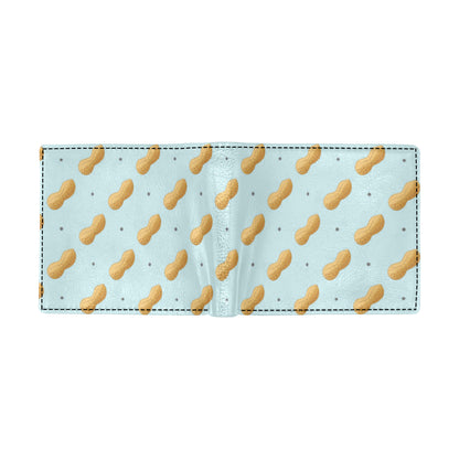 Peanut Pattern Print Design A03 Men's ID Card Wallet