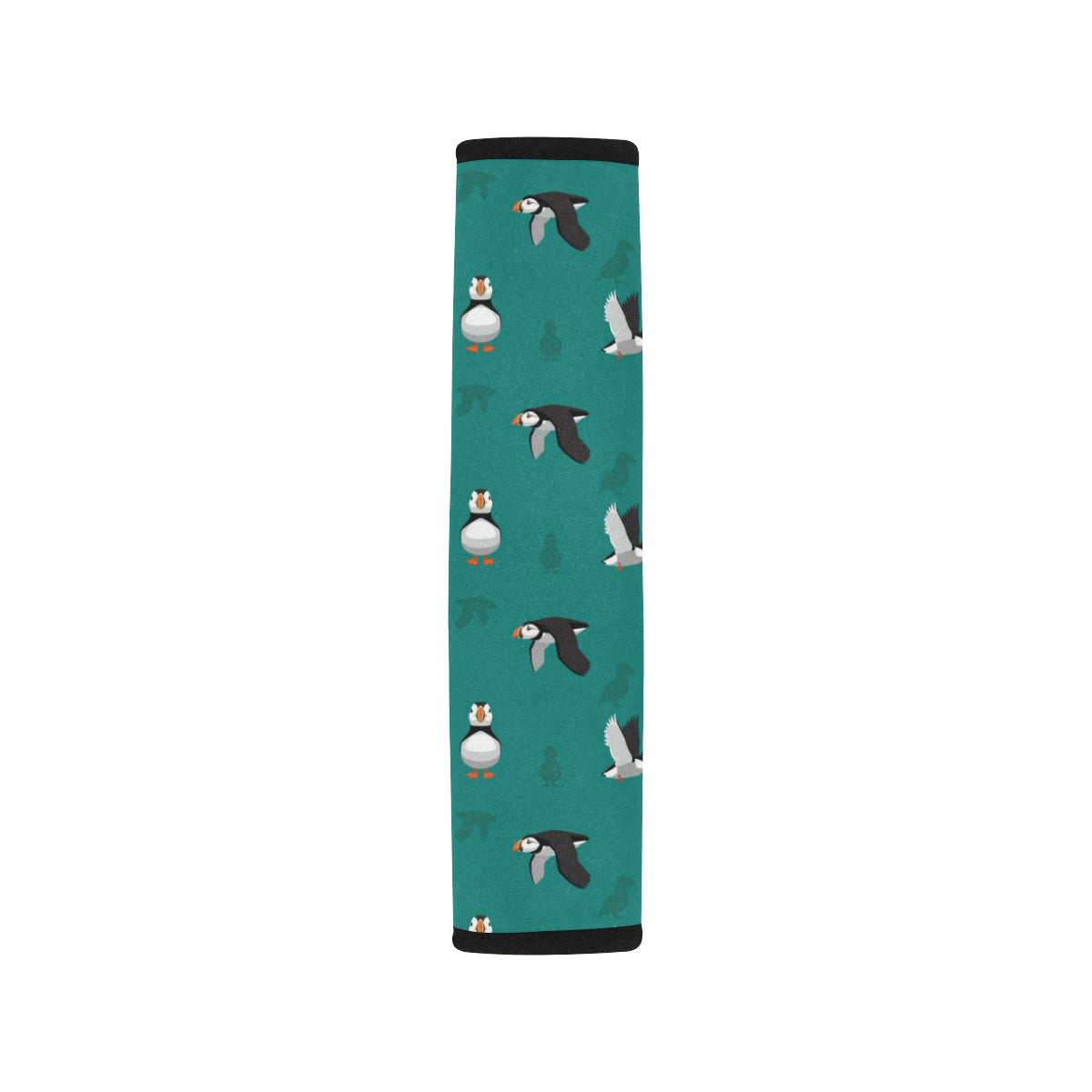 Puffin Pattern Print Design A02 Car Seat Belt Cover