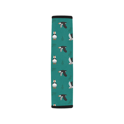 Puffin Pattern Print Design A02 Car Seat Belt Cover