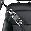 Checkered Flag Optical illusion Car Seat Belt Cover