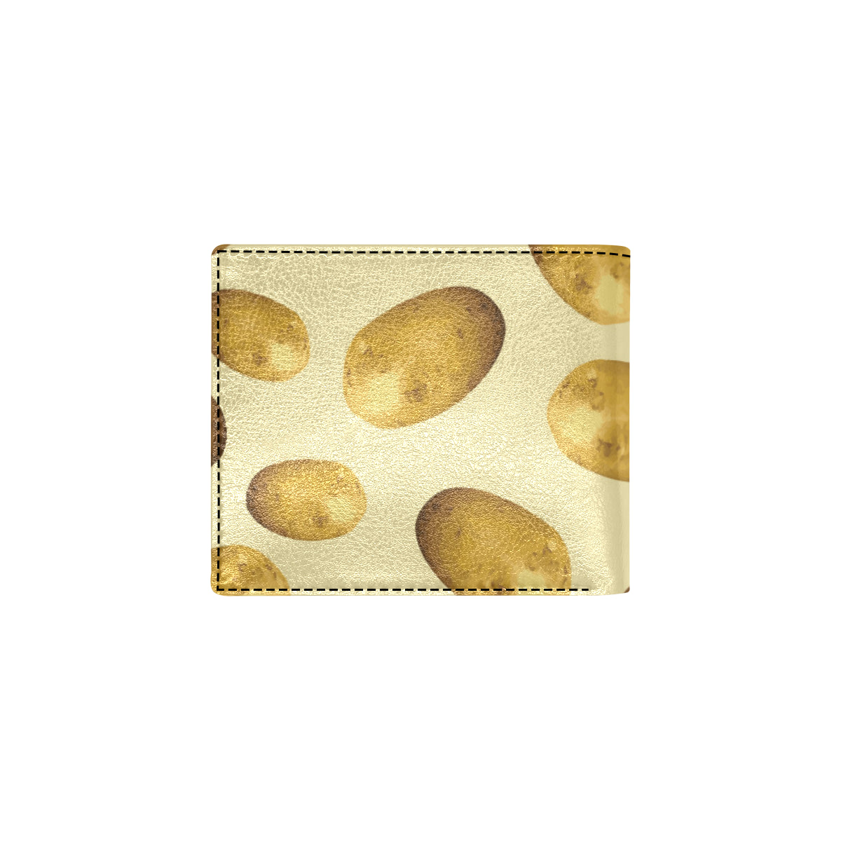 Potato Pattern Print Design A01 Men's ID Card Wallet