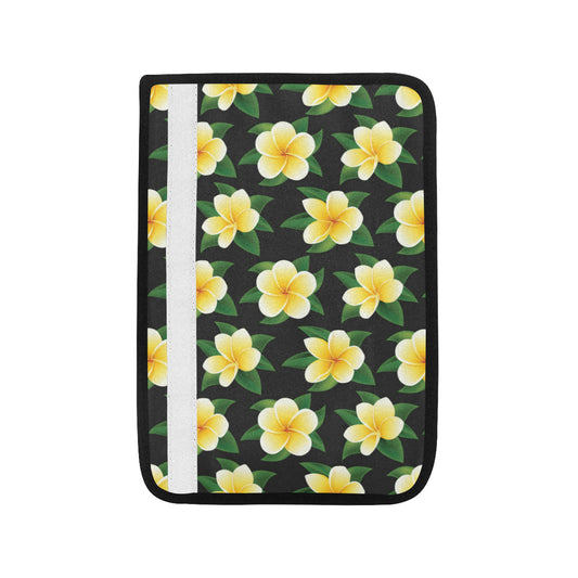 Plumeria Pattern Print Design A03 Car Seat Belt Cover