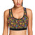 Steampunk Bird Design Themed Print Sports Bra