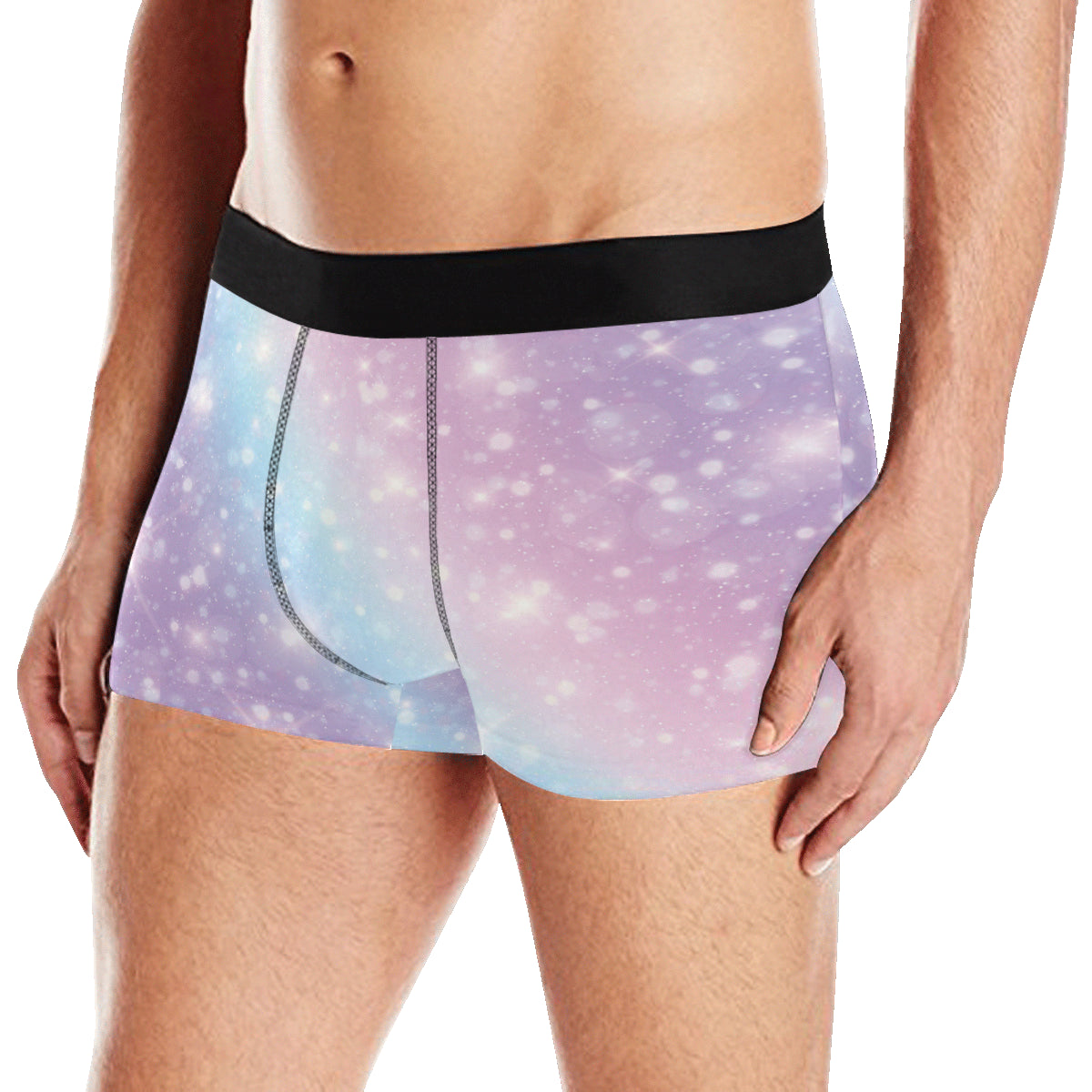 Cosmic Pastel Pattern Print Design 02 Men's Boxer Briefs
