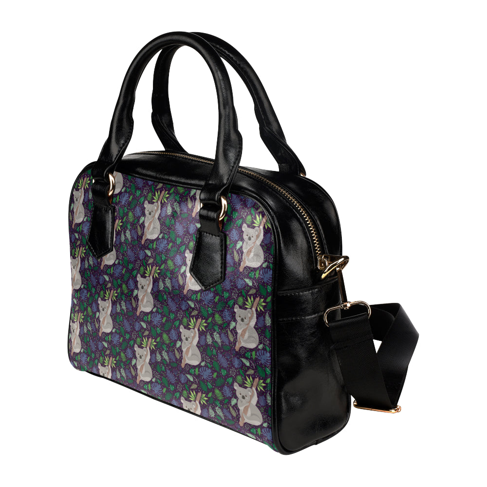 Koala Pattern Print Design 06 Shoulder Handbag