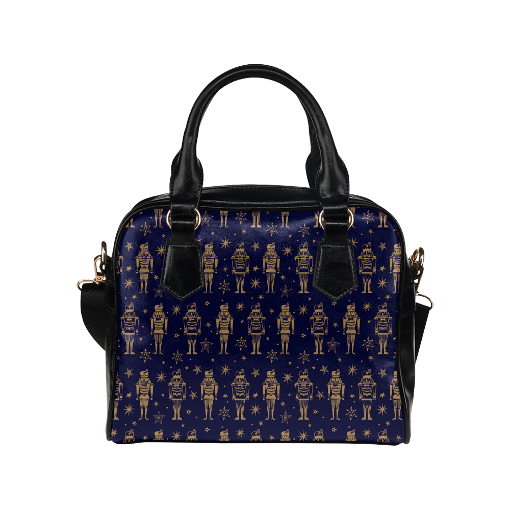 Nutcracker Pattern Print Design A05 Shoulder Handbag