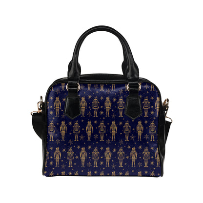 Nutcracker Pattern Print Design A05 Shoulder Handbag
