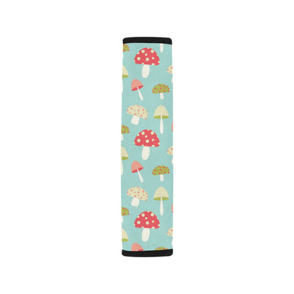 Mushroom Pattern Print Design A01 Car Seat Belt Cover