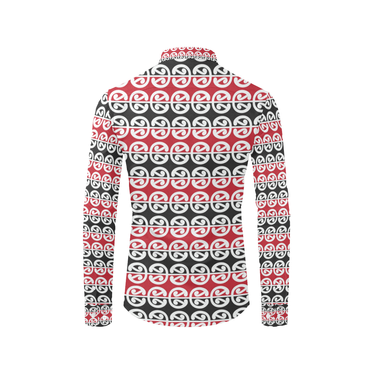 Maori Classic Themed Design Print Men's Long Sleeve Shirt