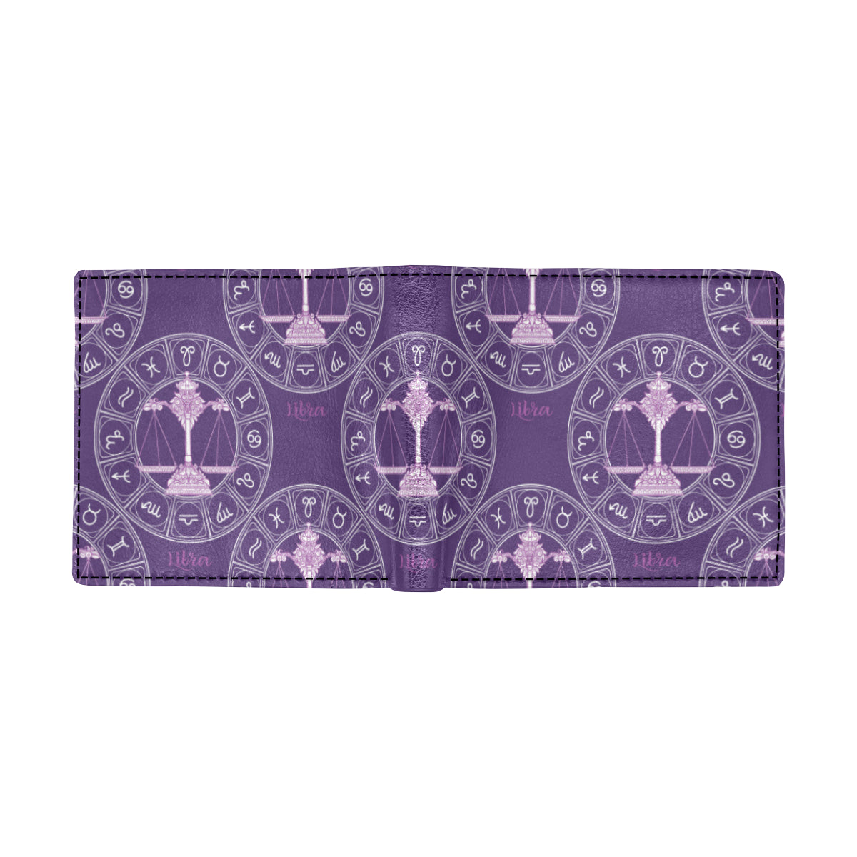 Libra Pattern Print Design 03 Men's ID Card Wallet