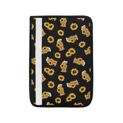 Sunflower Pattern Print Design SF016 Car Seat Belt Cover