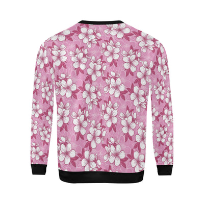 Cherry Blossom Pattern Print Design CB02 Men Long Sleeve Sweatshirt