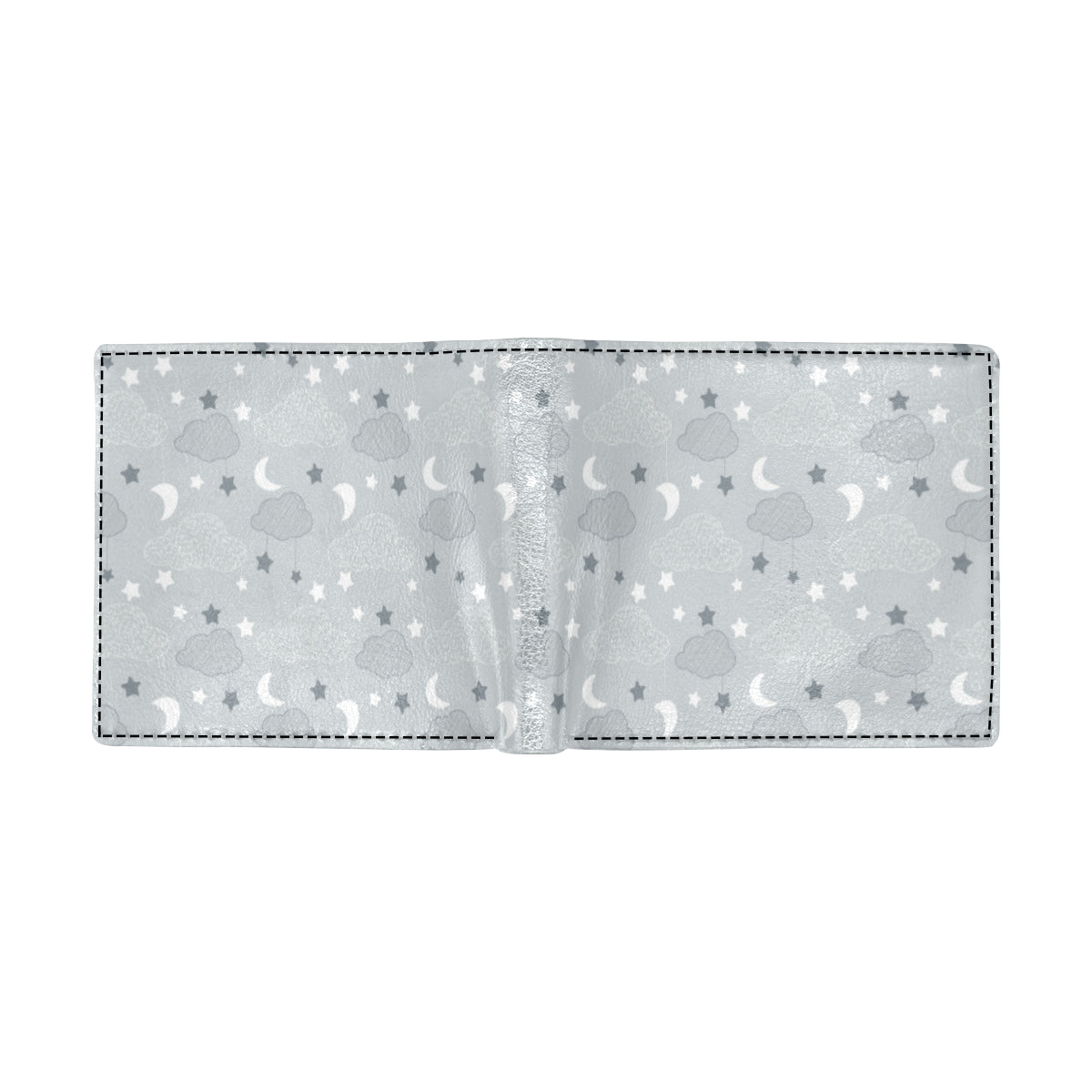 Cloud  Pattern Print Design 04 Men's ID Card Wallet
