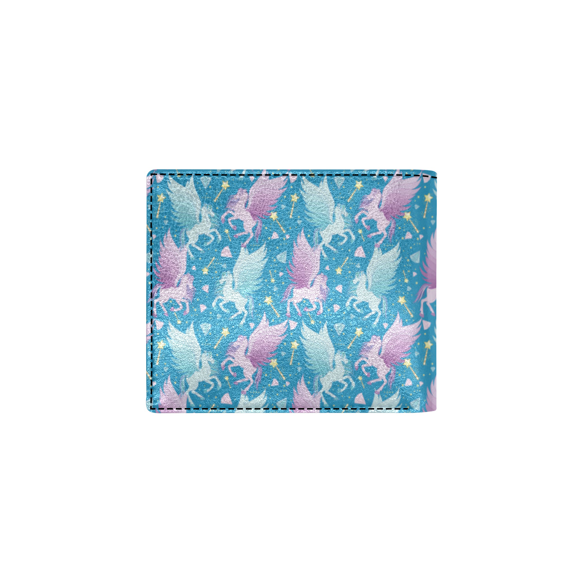 Pegasus Pattern Print Design 04 Men's ID Card Wallet