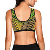 Polynesian Tribal Color Sports Bra