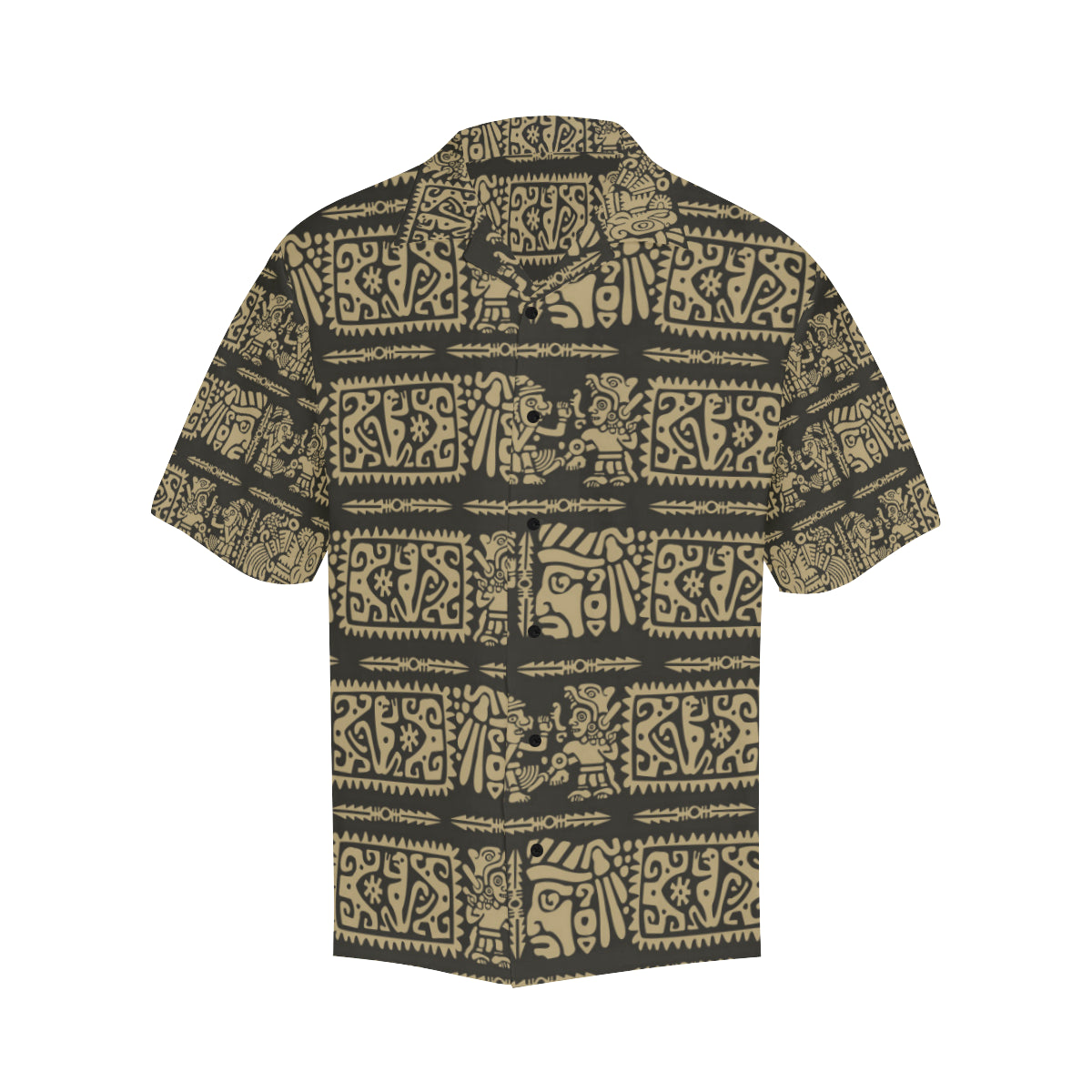 Mayan Pattern Print Design 02 Men's Hawaiian Shirt