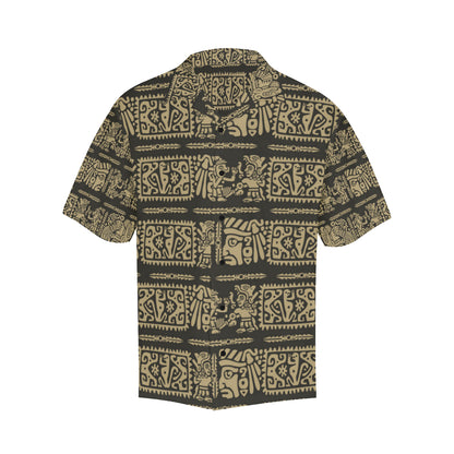 Mayan Pattern Print Design 02 Men's Hawaiian Shirt